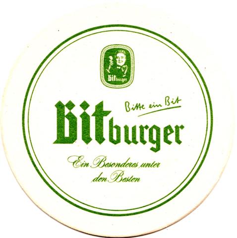 bitburg bit-rp bitburger ein beson 1-8a (rund215-o logo-doppelrahmen-grn) 
